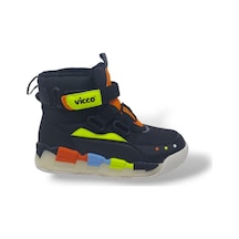 Vicco Lesi Unisex Çocuk Siyah Bot Siyah