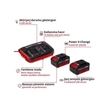 Başlangıç Kiti İle 18 V Güç Ve 2 X 4.0 Ah Akü Desteği