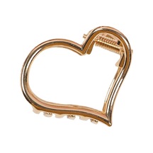 Kadın Yeni Trend Metal Küçük Boy Mandal Saç Tokası Kalp Şekilli 4 Cm Gold Kalp - 105669183 Gold Kalp - 105669183 Gold Kalp