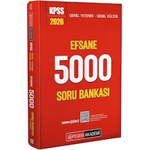 Pegem 2026 Kpss Genel Yetenek Genel Kültür Efsane 5000 Soru Banka