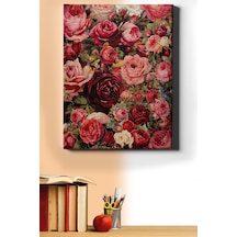 Webstyle Sayılarla Boyama Seti Kasnaklı Güller 50 X 65 Cm