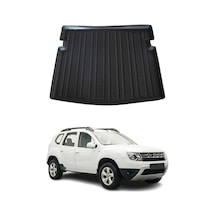 Dacia Duster 4x4 2010+ Uyumlu Araca Özel Kauçuk Tpe Bagaj Havuzu Siyah