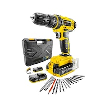 Stilmax STM1069 24V 5 Ah Li-ion Çift Akülü Darbeli Matkap Vidalama + 24 Parça Set
