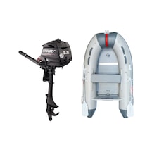 Marinport 2.30 Ahşap Taban Şişme Bot + Mercury 3.5 Hp Deniz Motoru