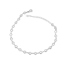 Brezza Lusso Jewelry Classical Su Yolugözü Gümüş Kadın Ayak Halhal Gümüş