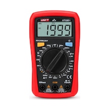 Unı-t Ut33d+ Dijital Multimetre Kırmızı