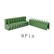 9 Pin 5.08mm Geçmeli 90c Takım Klemens