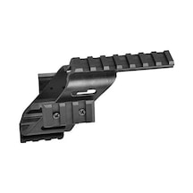 Tabanca İçin Polimer Naylon Fener, Lazer Üst Ray 22mm Lisinya Siyah