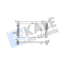 Su Radyatörü - Dacia Sandero, Duster - Kale-363155