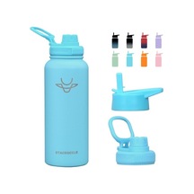 Çocuk Yalıtımlı Vakumlu Su Şişesi Hasır Kapaklı Paslanmaz Çelik Su Şişesi Erkekler Ve Kızlar Için Sızdırmaz Hafif Çevre Dostu T5r8kp Diğer