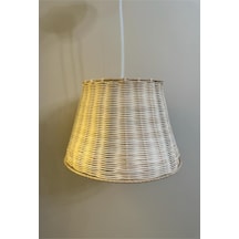 Rattan Bambu Sarkıt Avize Bambu