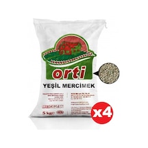 Orti Yeşil Mercimek 4 x 5 KG