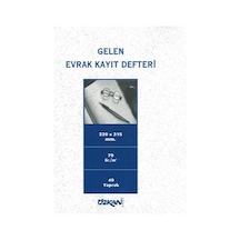 Gelen Evrak Kayıt Defteri 40 Yap. Özkan