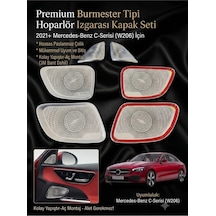 W206 Burmester Hoparlör Kapak Seti - W206 C Serisi Modifiye Aksesuar