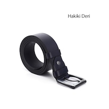 Gönderi(R) Gönderi R Lacivert Antik Hakiki Deri 4,5 Cm Kot Kemeri Lacivert