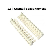 12 Li Geçmeli Soket Klemens 10 Adet Paket