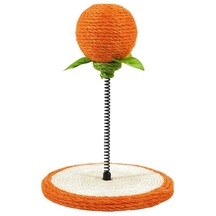 Suntek Kedi Tırmalama Pedi Kitty Tahtası Sisal Topu Ile Turuncu