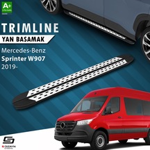S-dizayn Sprinter W907 Orta Şase Trimline Gri Yan Basamak 274 Cm 2019 Üzeri