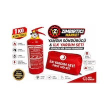 1 Kg Yangın Tüpü Ve İlk Yardım Seti