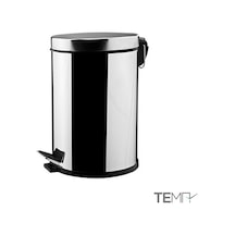 Tema 81117 Pedallı 3 Lt Çöp Kovası 304 Kalite Krom