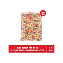 Kent Meybon Mini Karışık Meyve Aromalı Şeker 5 x 1 KG