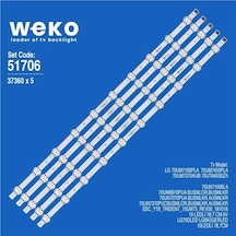 Wkset-6706 37360x5 Ssc Y19 Trıdent 70um73 S 5 Adet Led Bar Tvnizi Açıp İçindeki Led Barla Birebir Aynısı Olduğunu Görmeden Almayınız. Sonrasında İade Almamaktayız. Çok Renkli