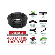 Deliksiz 400 Metre Damla Sulama Sistemi Ve Aparatları