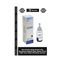Özel Üretim Belge Basımı Ofis Malzemesi Çalışma Alanı Epson T6735 Light Cyan İnkjet Mürekkep Kartuşu
