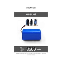 Midea M3 Robot Süpürge Uyumlu 3500 Mah Batarya - Muadil Ürün