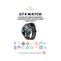 Wearfitpro Gt4 Watch Yuvarlak Amoled Ekran Yeni Nesil Özelliklere Sahip Akıllı Saat Siyah Wearfitpro Gt4 Watch Yuvarlak Amoled Ekran Yeni Nesil Özelliklere Sahip Akıllı Saat Siyah