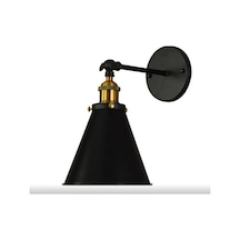 RİOLİGHT RETRO MAFSALLI HAREKETLİ BAŞLIK METAL APLİK Siyah