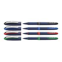 Schneider One Business Konik Uçlu Roller Kalem, 0,6 Mm, 4 Adet Çok Renkli