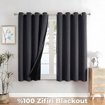 100% Zifiri Blackout Kuşgözü Dikim Tek Kanat Siyah