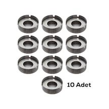 Porsima 10'lu Etn-016 Paslanmaz Çelik Metal Kül Tablası Küllük