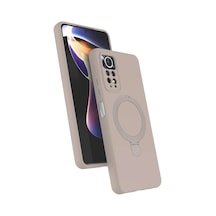 Xiaomi Redmi Note 12 Pro 4g Regal Magsafe Standlı Kapak - Çöl Titanyum 0.2M-Çok Renkli