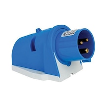 Mete Enerji 3x16a. Ip44 Duvar Fişi Eğik Gövdeli Vidalı Bağlan T24423v