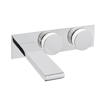 VitrA Memoria A4231457 Ankastre Lavabo Bataryası Beyaz - Krom VitrA Memoria A4231457 Ankastre Lavabo Bataryası Beyaz - Krom
