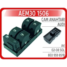 Aem Cam Anahtarı A4 2002-2008 Sol Aem30 1506 8e0959851b