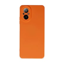 Realme 12 Lite Uyumlu Kılıf Nano İçi Kadife Silikon - Turuncu