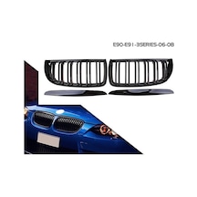 Autogp Bmw E90 M3 Ön Böbrek Panjur Piano Black 2006 - 2009 Çift Tırnak Gre900m3e90