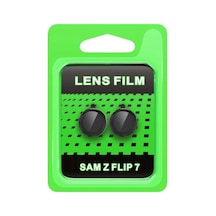 Samsung Galaxy Z Flip 7 Raze Metal Kamera Lens - Siyah Belirtilmemiş