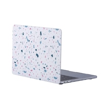 Macbook Air Kılıf 13 İnç A1369 A1466 İle Uyumlu 2010-2017 Eski Usbli Model Darbeye Ve Çizilmeye Dayanıklı Plastik Sert Koruyucu Kapak Yüksek Kaliteli Terrazzonl Desenli Hard Case Beyaz Belirtilmemiş