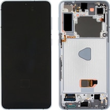 Samsung Galaxy S21 Plus 5g Sm-g996 Lcd Ekran Dokunmatik Çıtalı Gümüş