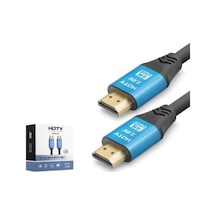 Nodar Nd4056 Hdmı 2.0 Kablo 4k 60 Hz Od 8.0 Mm 25 M Siyah Mavi