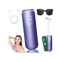 Ice Ipl Pro, Ice Cool Ipl Epilasyon Cihazı, Soğutma Fonksiyonlu Ipl Cihazları Epilasyon, 9 Akıllı Enerji Seviyesi Cilt Pürüzsüzleştirme Ve Tüy Alma Mor Diğer