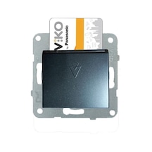 Viko Artline Novella Siyah Enerji Saver Mekanik Anahtarlı 230 Volt Çerçevesiz 92605525