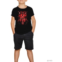 Star Wars Darth Maul Siyah Çocuk Tişört