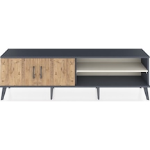 Arges Tv Ünitesi 2 Raflı 2 Kapaklı 176x30x51 Antrasit-çam/aytaşı Atlas Çam/aytası