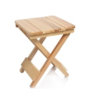 Katlanabilir Portatif Ahşap Tabure