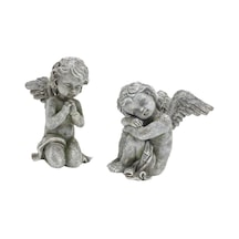 Suntek 2 Adet Melek Heykelleri Koleksiyonu Otel Festivali